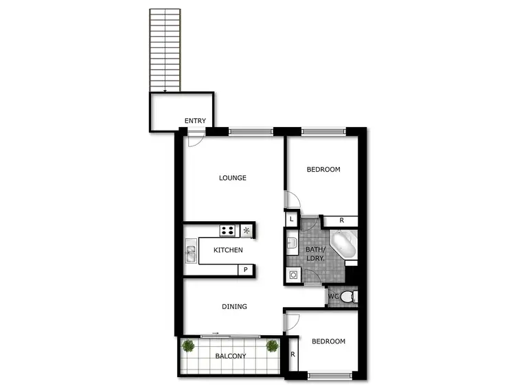 Floorplan of Homely apartment listing, 28/1 Waddell Place, Curtin ACT 2605