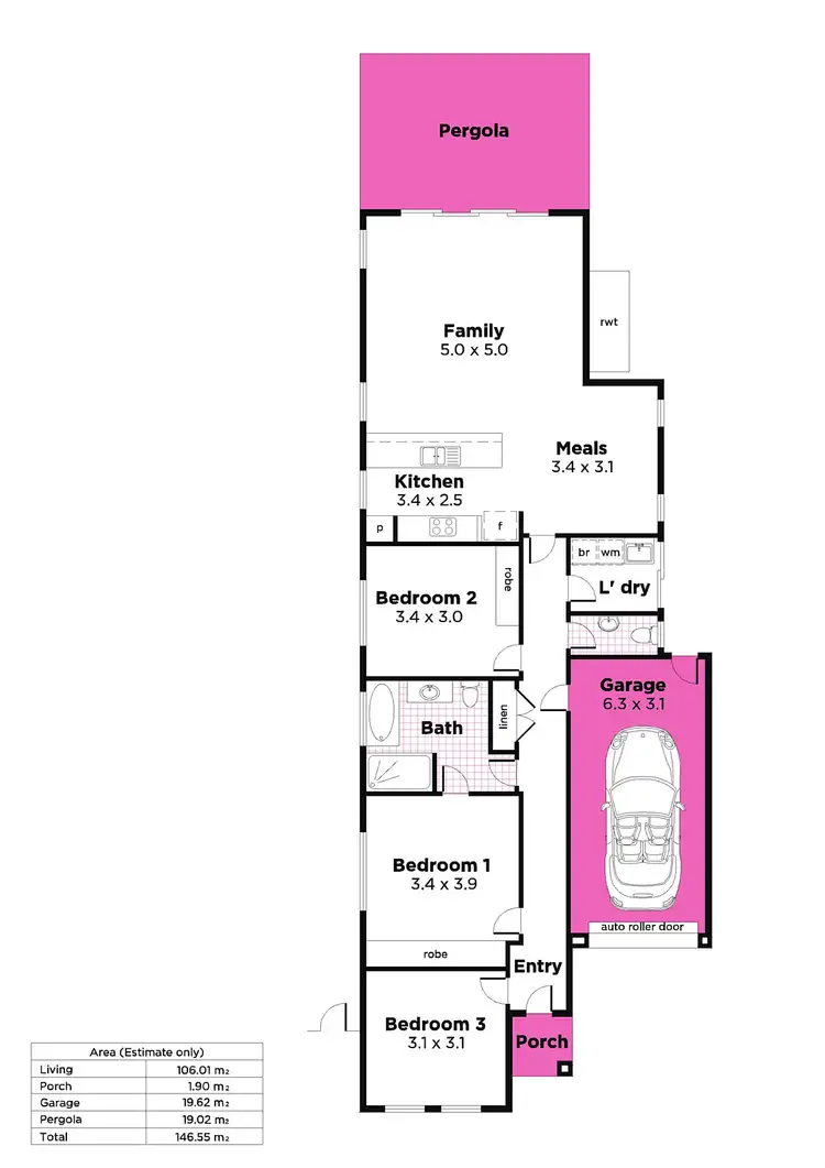 Floorplan of Homely house listing, 7/55 Fifth Avenue, Ascot Park SA 5043