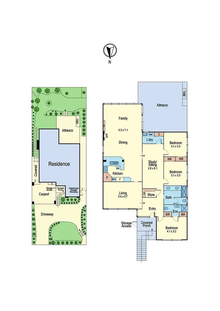 Floorplan of Homely house listing, 25 Patyah Street, Diamond Creek VIC 3089