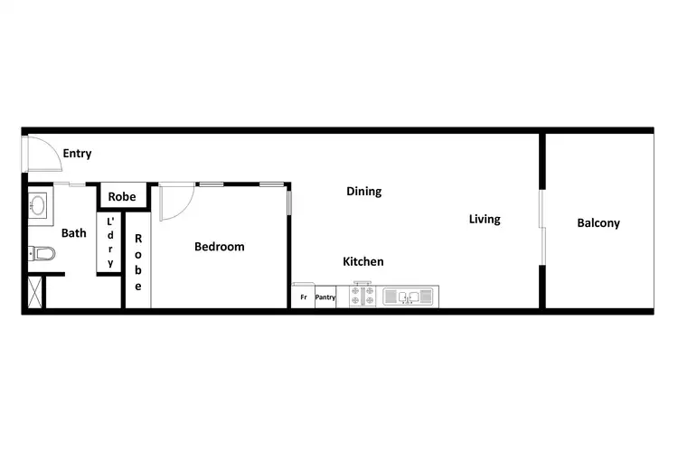 Floorplan of Homely unit listing, 33/45 West Row, Canberra ACT 2601