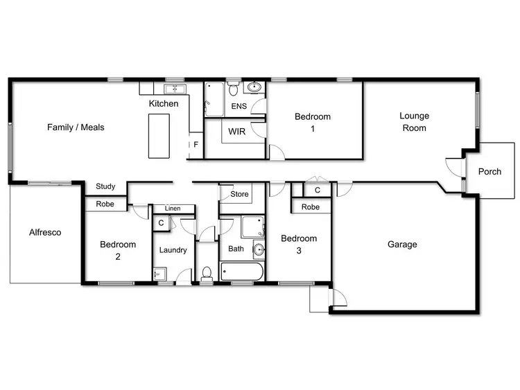 Floorplan of Homely house listing, Address available on request