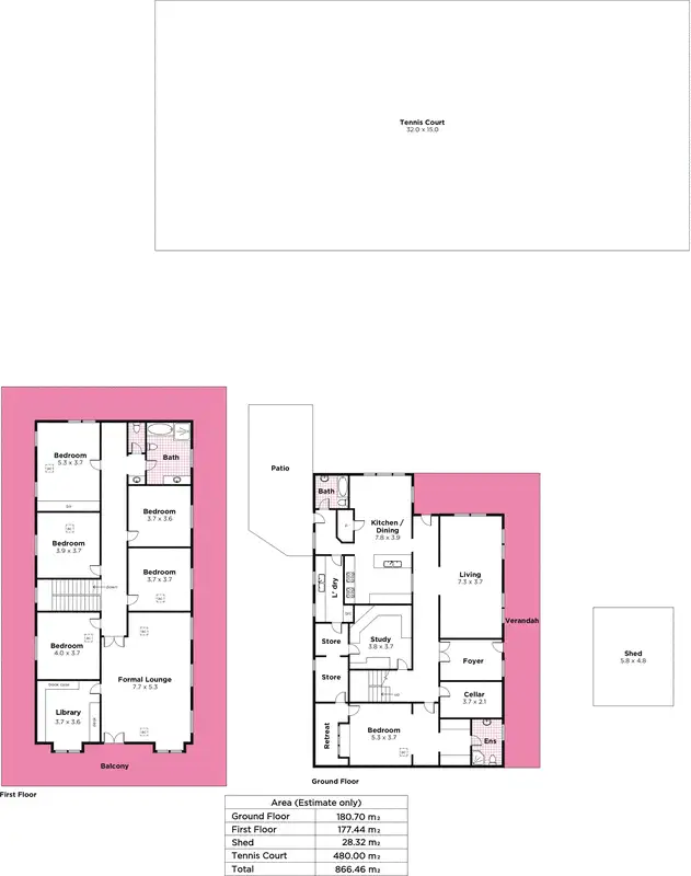 Floorplan of Homely house listing, 39 Ayers Hill Road, Stirling SA 5152