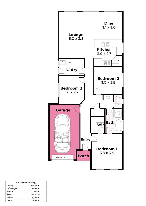 Floorplan of Homely house listing, 30 Admiralty Circuit, Smithfield SA 5114