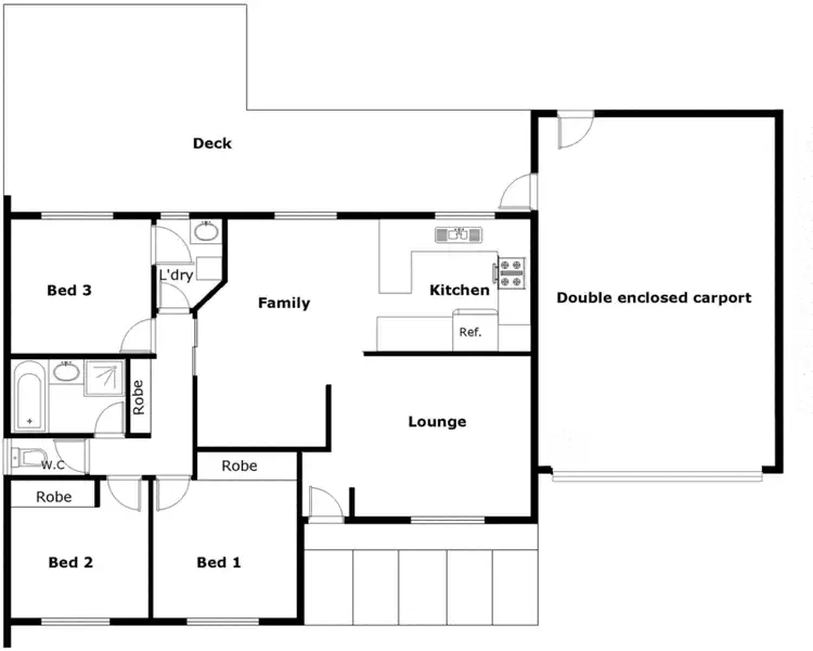 Floorplan of Homely house listing, 15 Reader Court, Banks ACT 2906