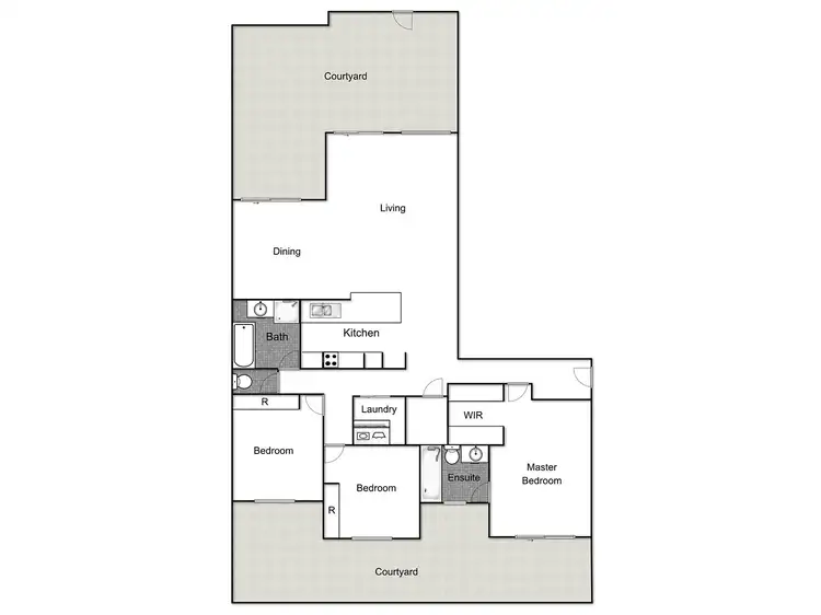 Floorplan of Homely apartment listing, 93/1 Dunphy Street, Wright ACT 2611