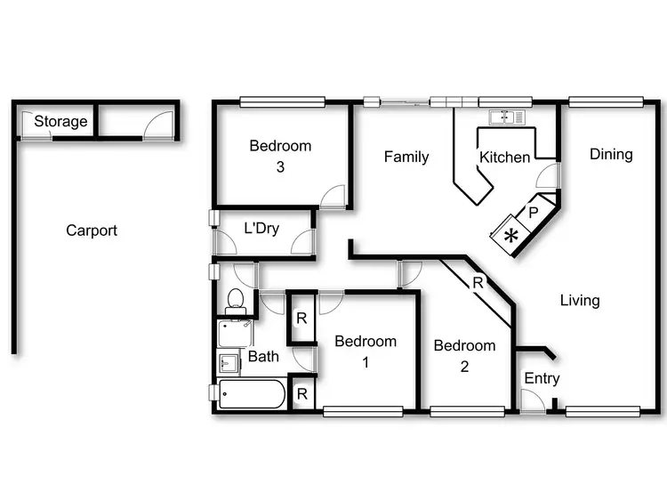 Floorplan of Homely townhouse listing, 5/10 Vanzetti Crescent, Kambah ACT 2902