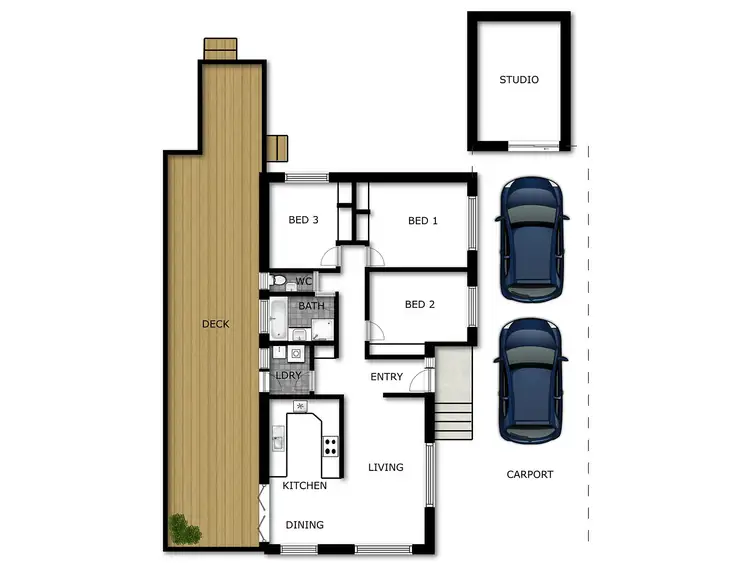 Floorplan of Homely house listing, 44 Greenvale Street, Fisher ACT 2611