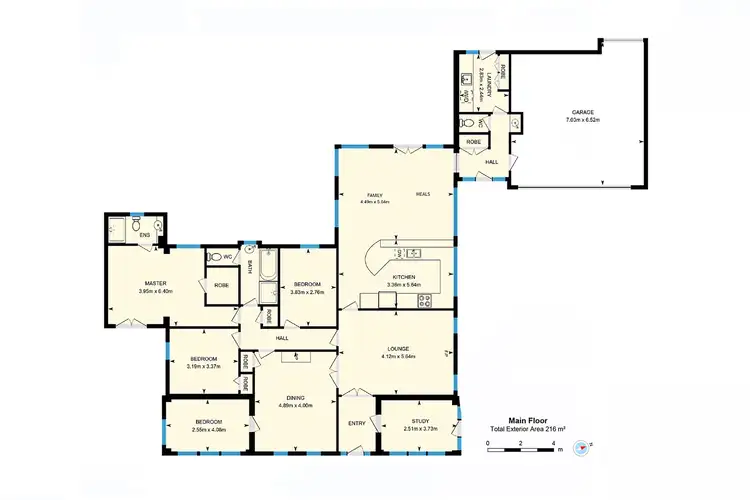Floorplan of Homely house listing, 6 Barkly Crescent, Forrest ACT 2603