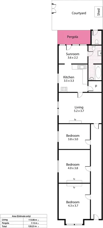 Floorplan of Homely house listing, 354 Gilles Street, Adelaide SA 5000