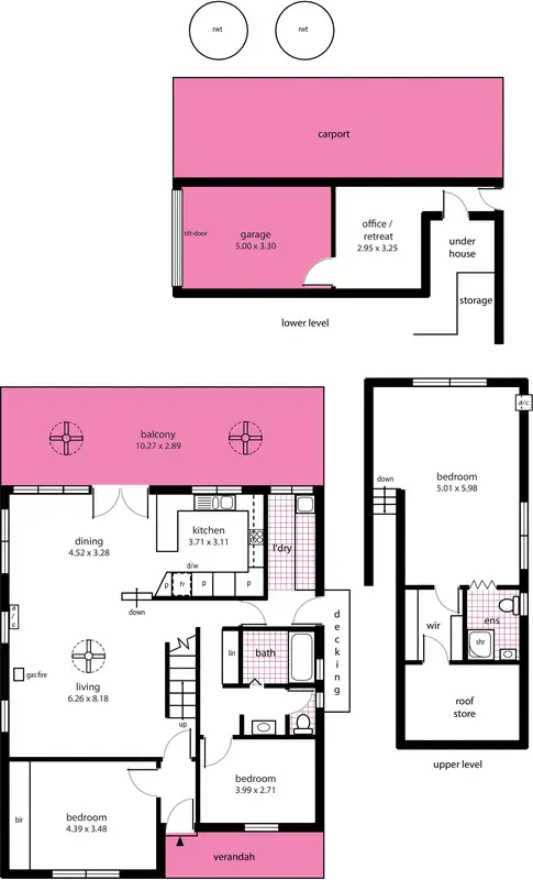 Floorplan of Homely house listing, 13 Sheoak Road, Belair SA 5052