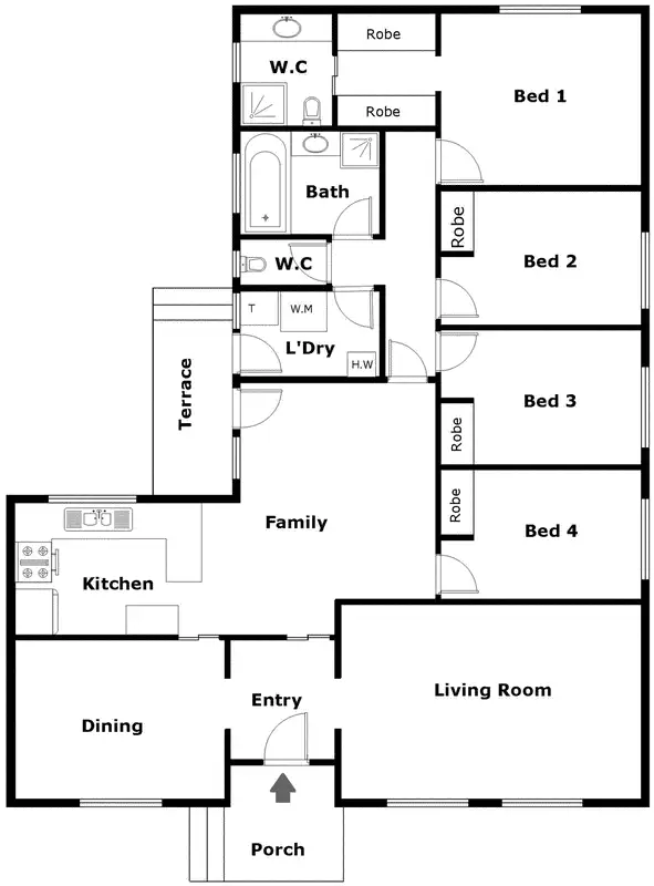 Floorplan of Homely house listing, 9 Leach Street, Monash ACT 2904