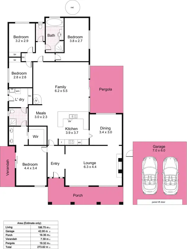 Floorplan of Homely house listing, 10 Yatina  Road, Aldgate SA 5154