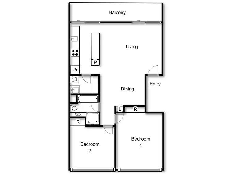 Floorplan of Homely apartment listing, 21/8 Giles Street, Griffith ACT 2603