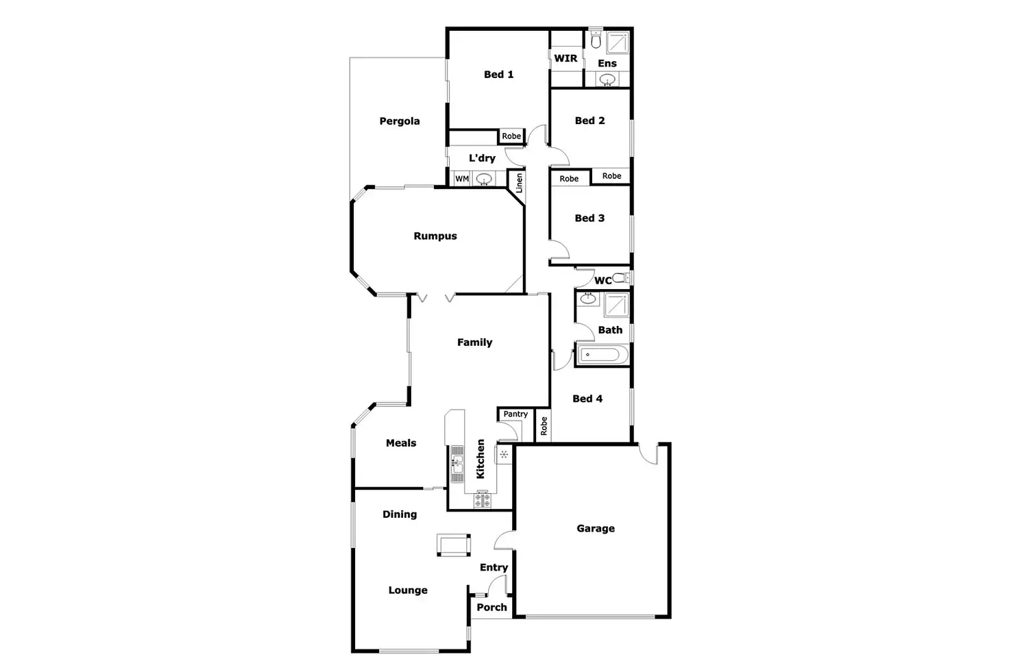 Floorplan of Homely house listing, Address available on request