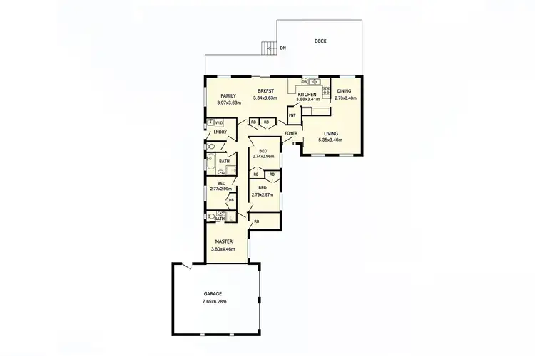 Floorplan of Homely house listing, 8 Collick Place, Oxley ACT 2903