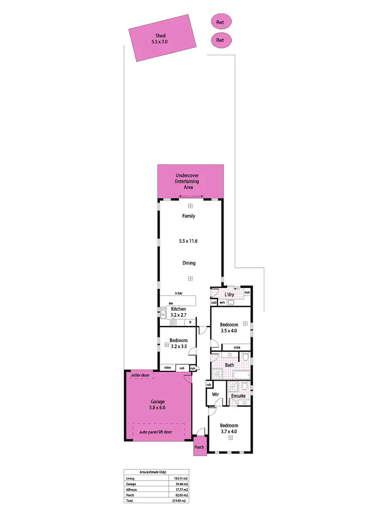 Floorplan of Homely house listing, 2B Parham Road, Eden Hills SA 5050