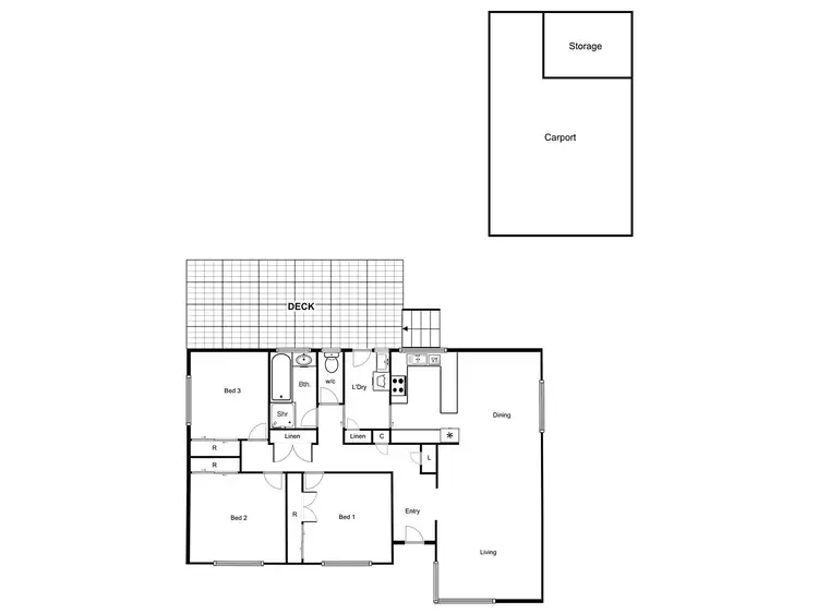 Floorplan of Homely house listing, 44 Halford Crescent, Page ACT 2614