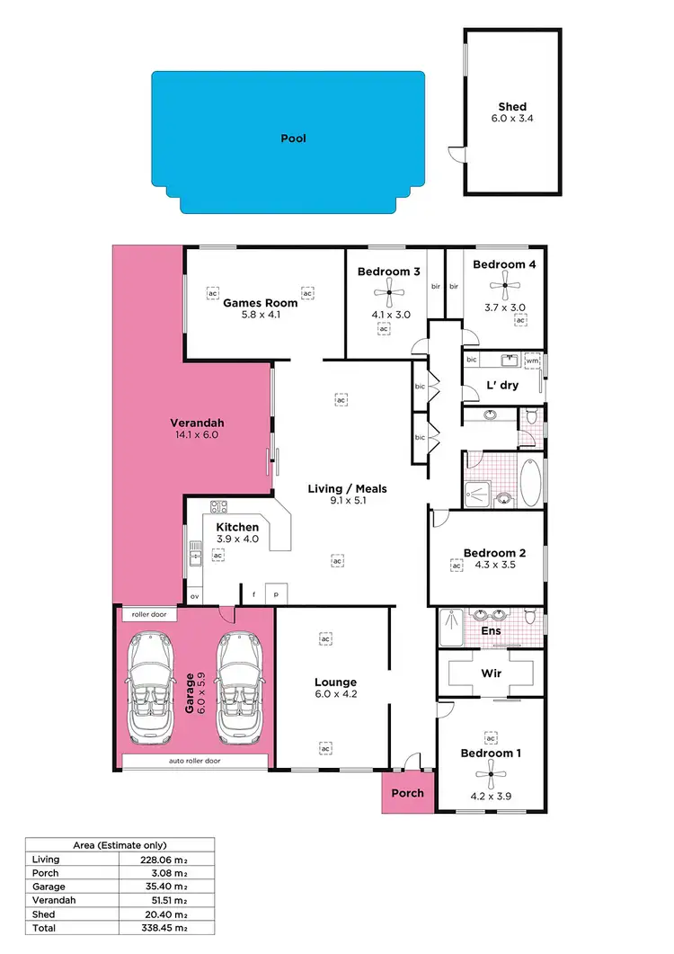 Floorplan of Homely house listing, 4 Dunbarton Street, Windsor Gardens SA 5087