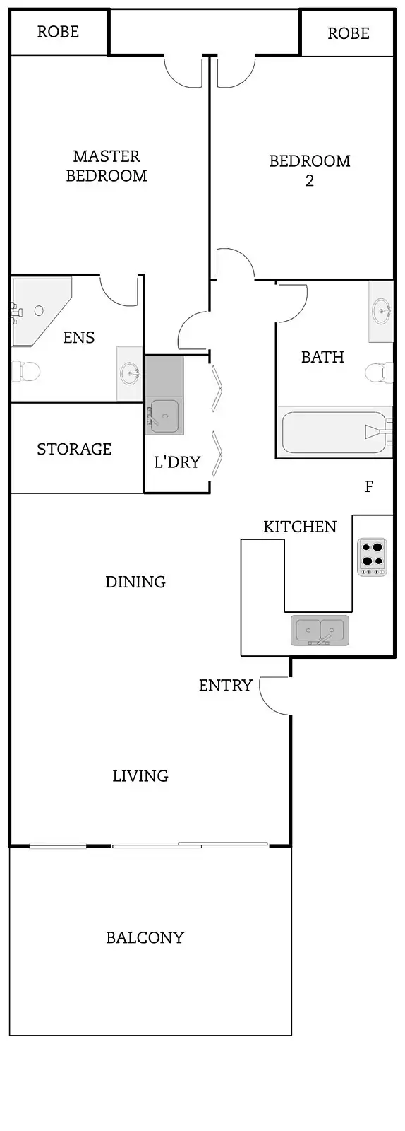 Floorplan of Homely unit listing, 4/93 Burrinjuck Crescent, Duffy ACT 2611