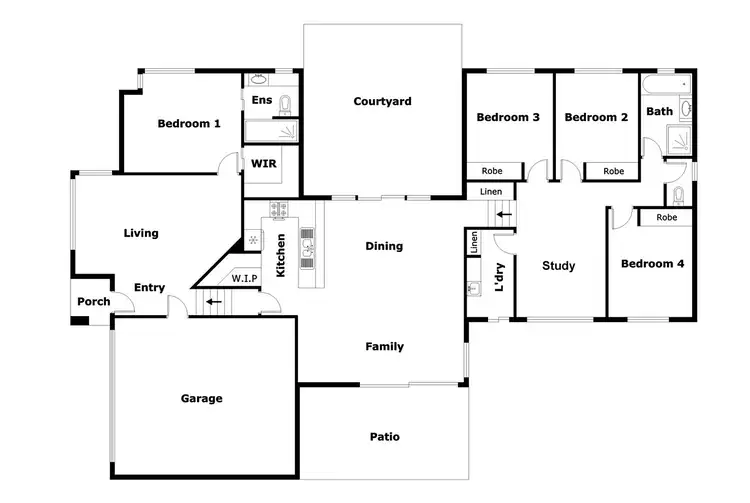 Floorplan of Homely house listing, 8 O'Shane Street, Bonner ACT 2914