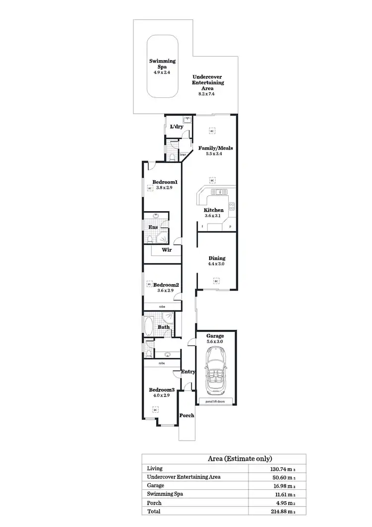 Floorplan of Homely house listing, 11 Beadnall Terrace, Glengowrie SA 5044