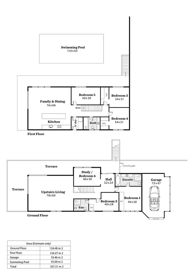 Floorplan of Homely house listing, 3 Allandale Avenue, Glen Osmond SA 5064
