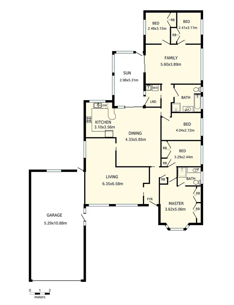 Floorplan of Homely house listing, 286 Heagney Crescent, Gilmore ACT 2905