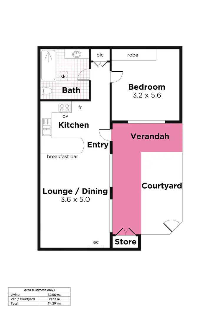 Floorplan of Homely unit listing, 10/19 Ellen Street, Nailsworth SA 5083