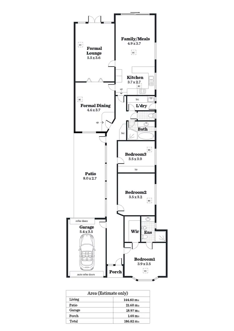 Floorplan of Homely house listing, 15A Britton Avenue, Tranmere SA 5073