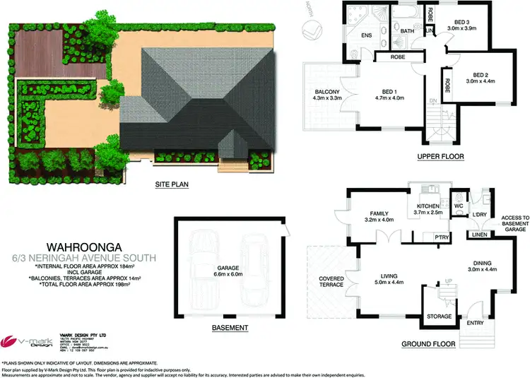 Floorplan of Homely house listing, 6/3 Neringah Avenue, Wahroonga NSW 2076