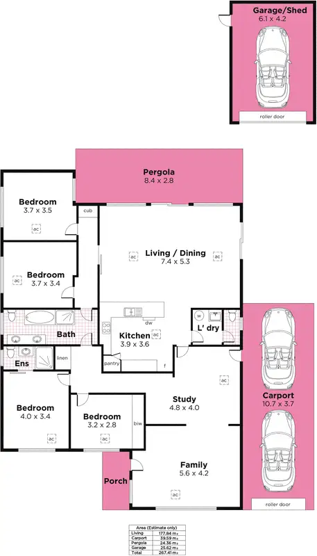 Floorplan of Homely house listing, 17 Stanley Street, Tranmere SA 5073