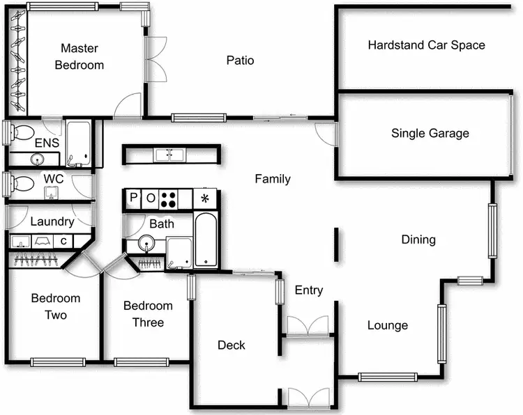 Floorplan of Homely house listing, 51 MacGregor Street, Deakin ACT 2600