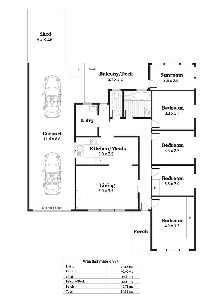 Floorplan of Homely house listing, 17 Aaron Avenue, Darlington SA 5047