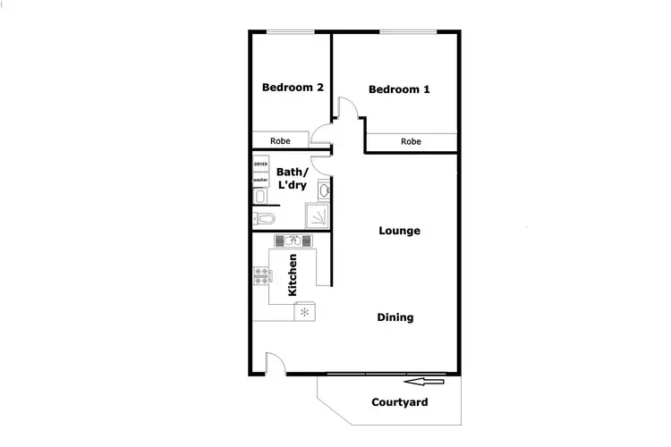 Floorplan of Homely apartment listing, 51/22 Archibald Street, Lyneham ACT 2602