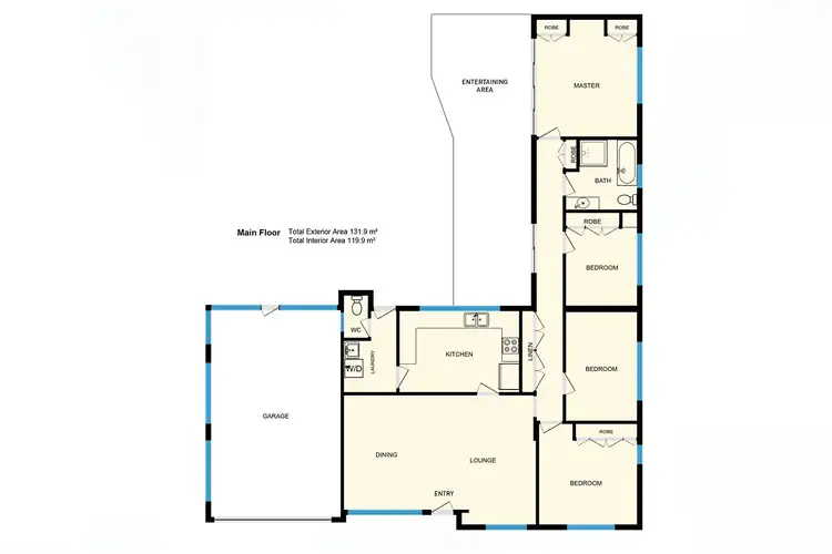 Floorplan of Homely house listing, 99 Antill Street, Downer ACT 2602