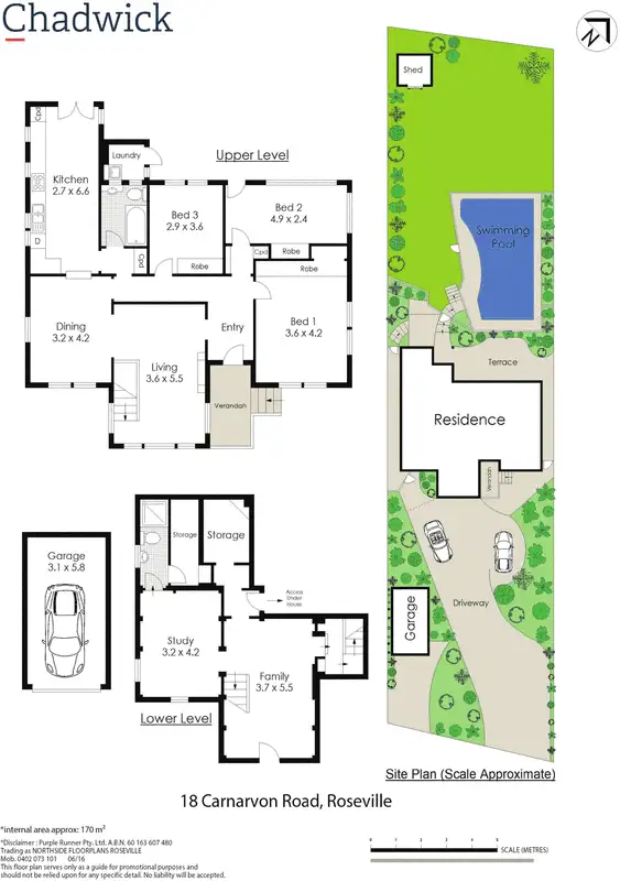 Floorplan of Homely house listing, 18 Carnarvon Road, Roseville NSW 2069