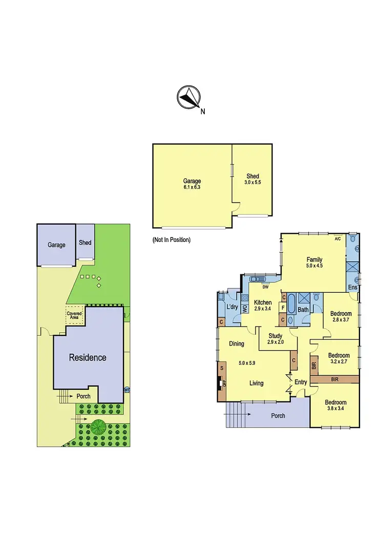 Floorplan of Homely house listing, 43 Boston Road, Bundoora VIC 3083