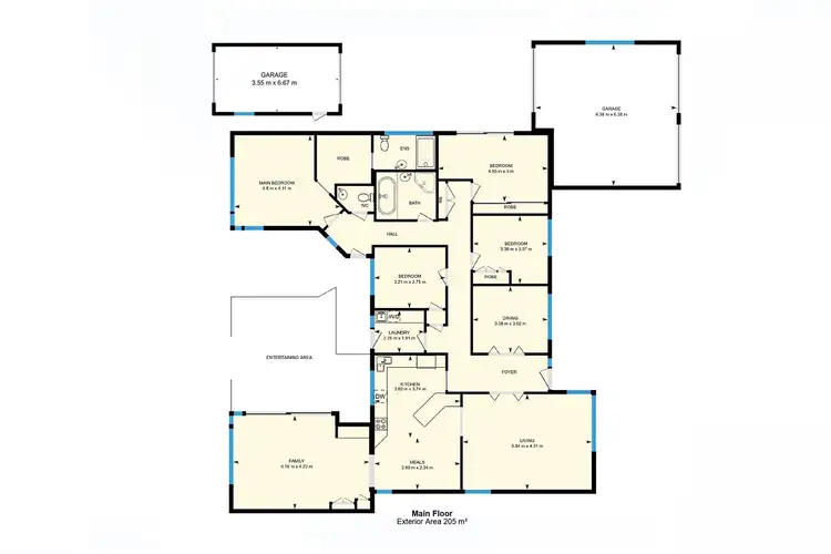 Floorplan of Homely house listing, 58 Gouger Street, Torrens ACT 2607