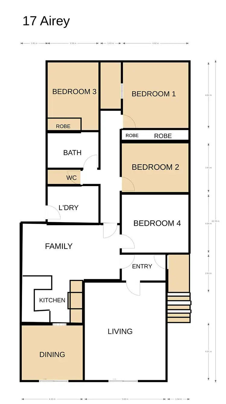 Floorplan of Homely house listing, 17 Airey Crescent, Fadden ACT 2904
