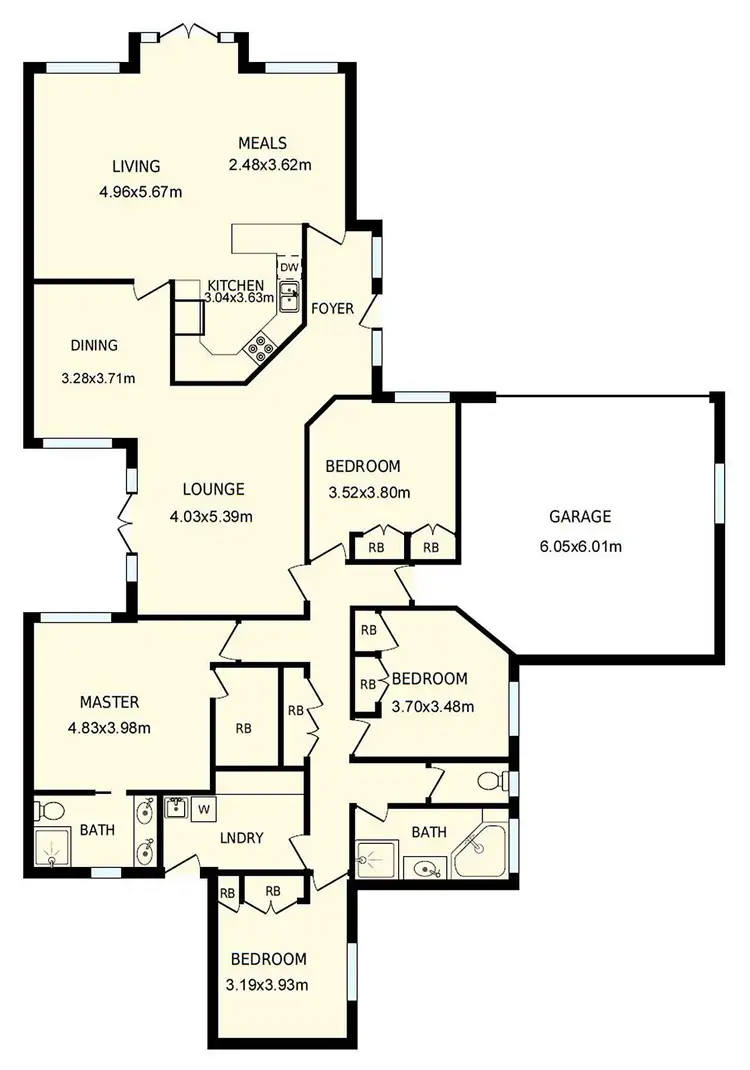 Floorplan of Homely house listing, 68 Boldrewood Street, Turner ACT 2612