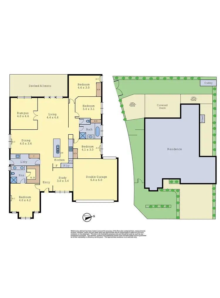 Floorplan of Homely house listing, 24 Vantage Point Boulevard, Doreen VIC 3754