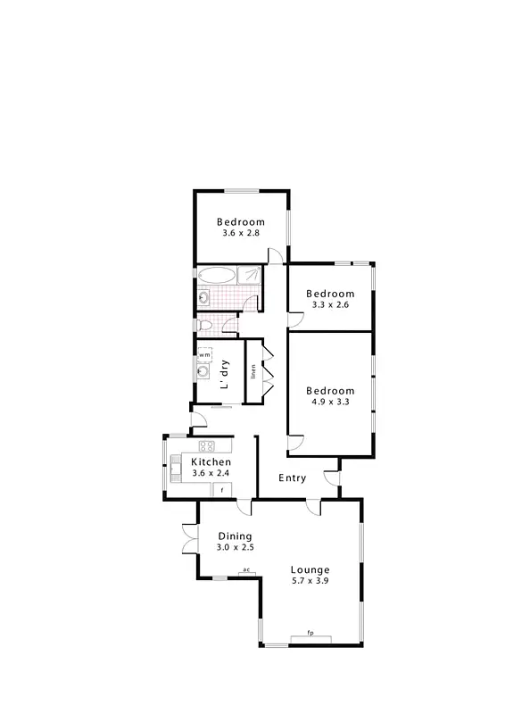 Floorplan of Homely house listing, 1 Blairgowrie Road, St Georges SA 5064