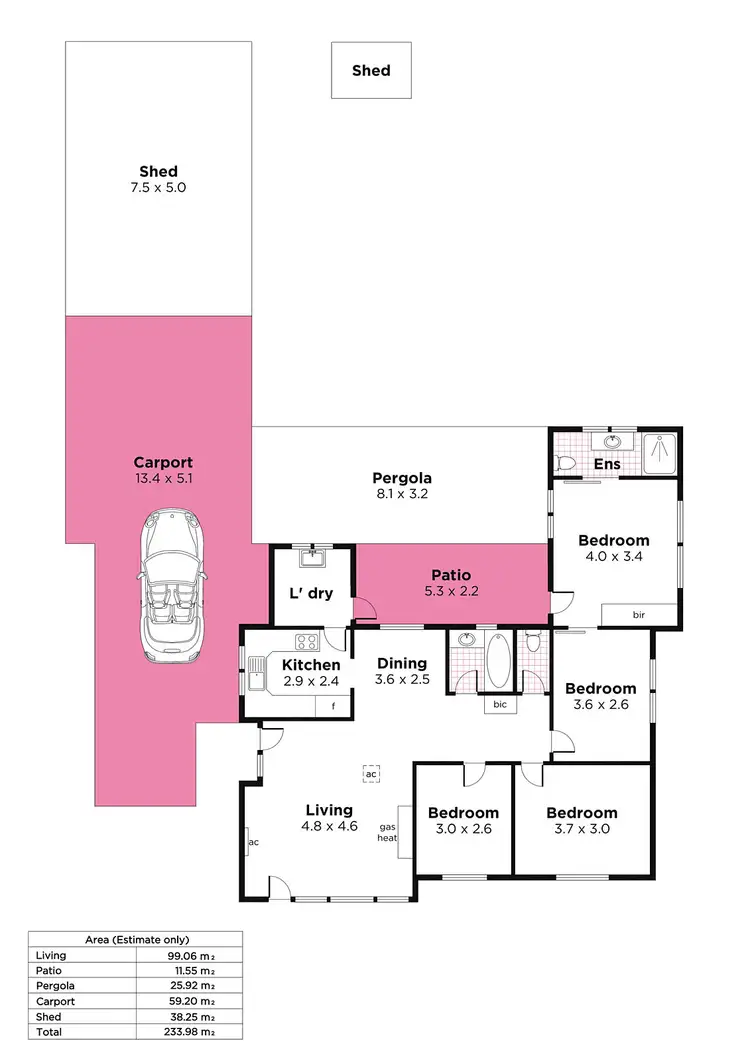 Floorplan of Homely house listing, 65 Branson Avenue, Clearview SA 5085