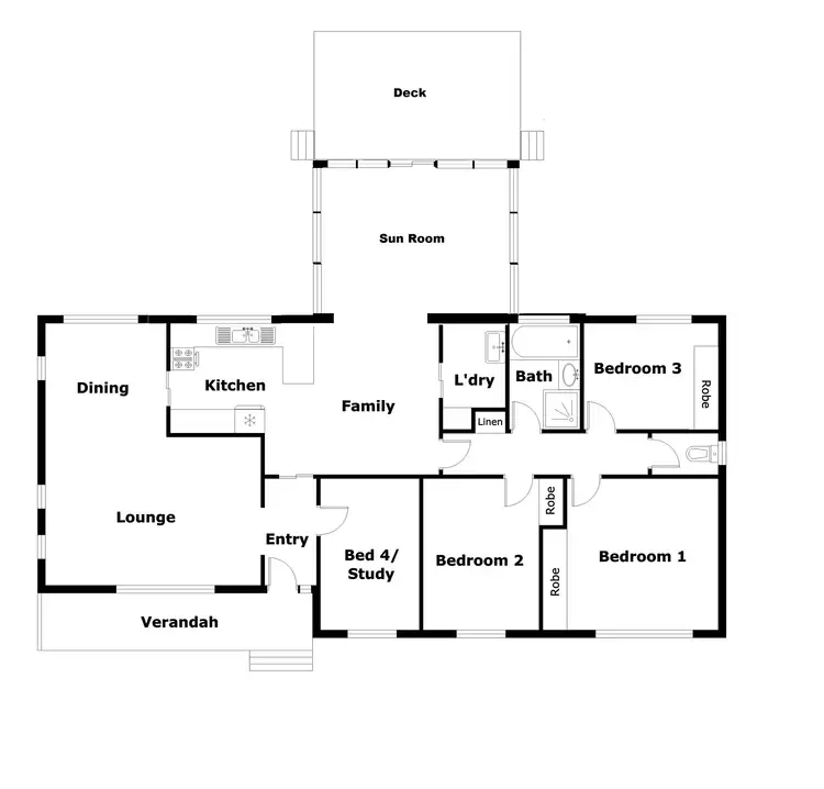 Floorplan of Homely house listing, 43 Cutlack  Street, Evatt ACT 2617