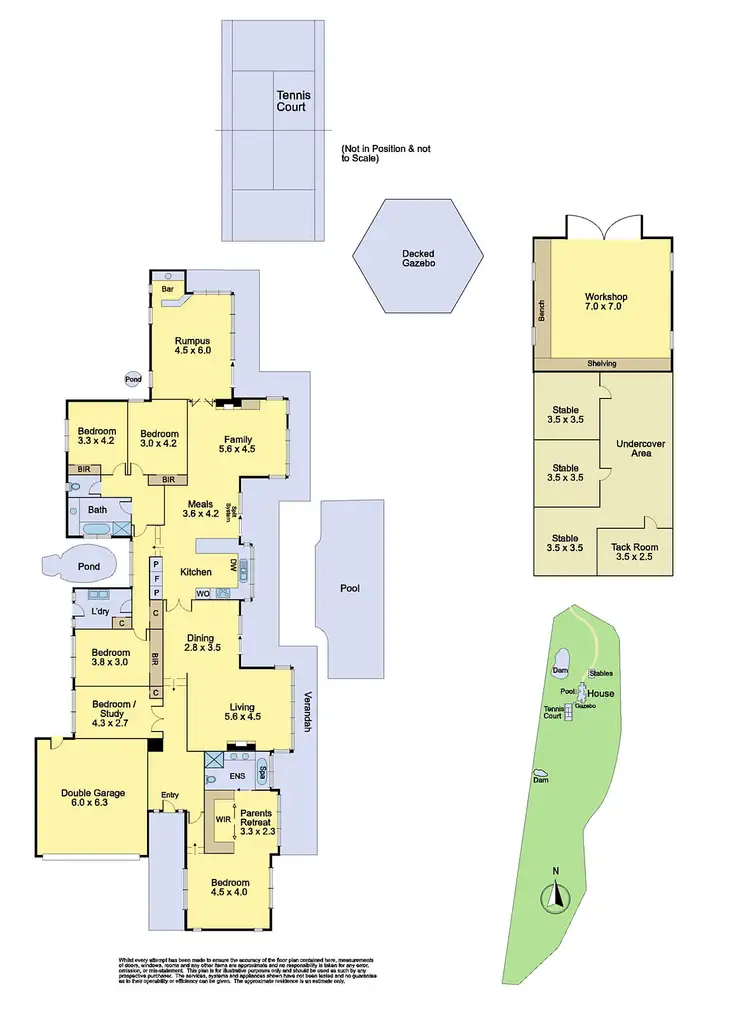 Floorplan of Homely house listing, 352 Ridge Road, Christmas Hills VIC 3775