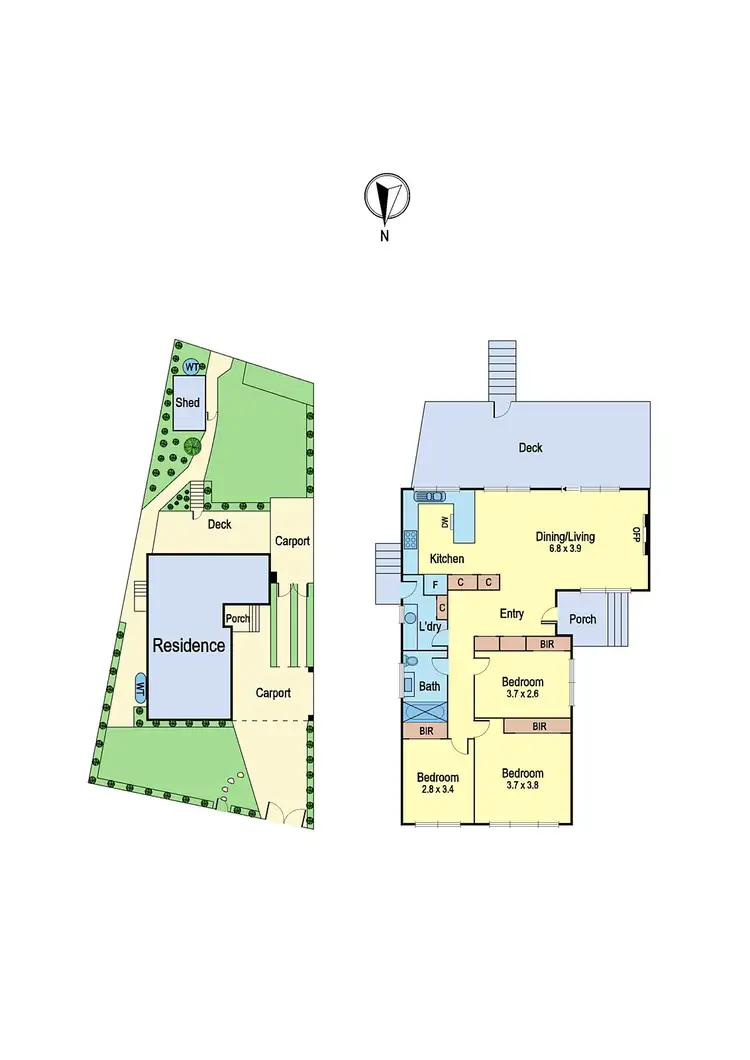 Floorplan of Homely house listing, 131 Nell Street, Greensborough VIC 3088