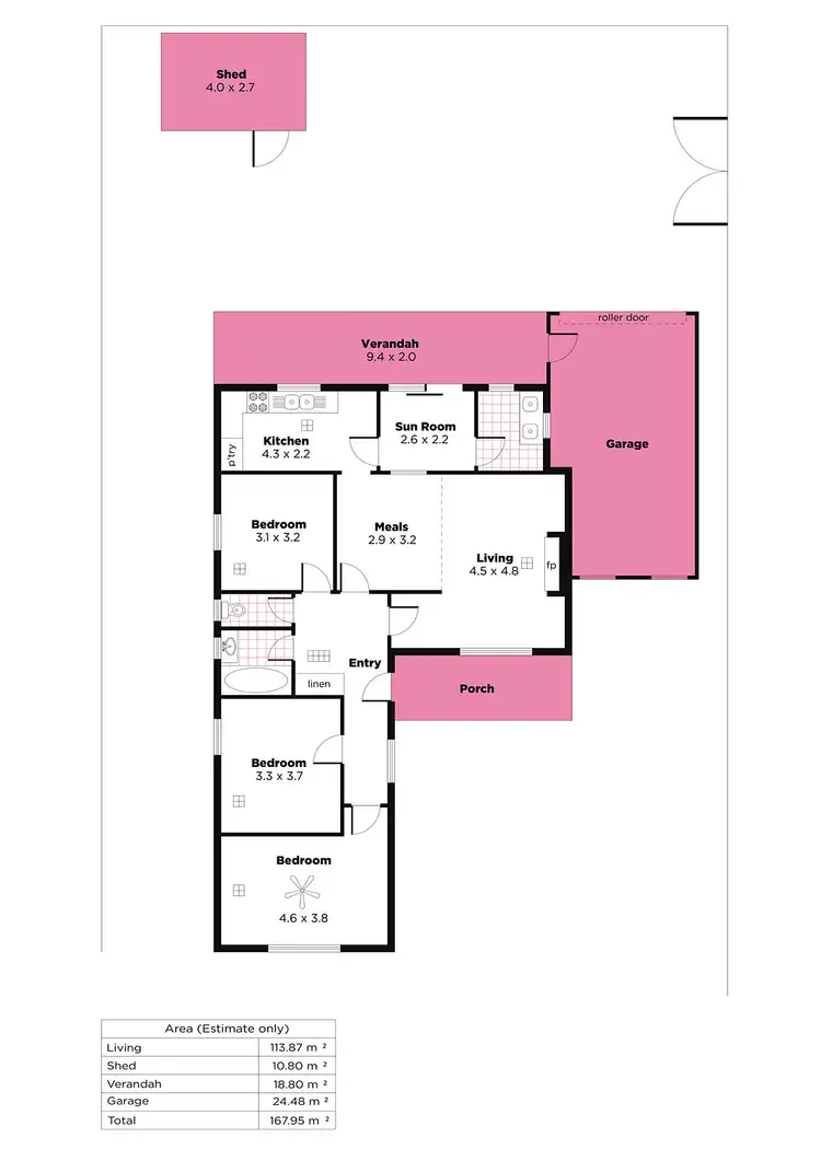 Floorplan of Homely house listing, 12 Korana Street, South Plympton SA 5038