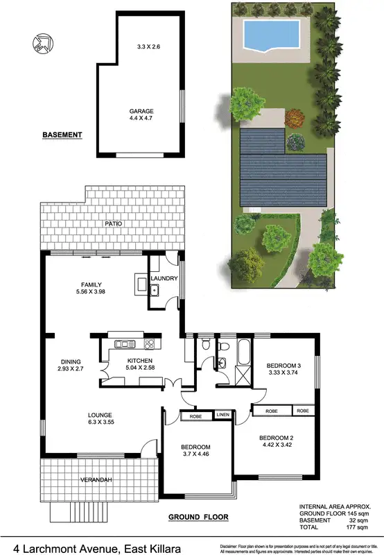 Floorplan of Homely house listing, 4 Larchmont Avenue, Killara NSW 2071