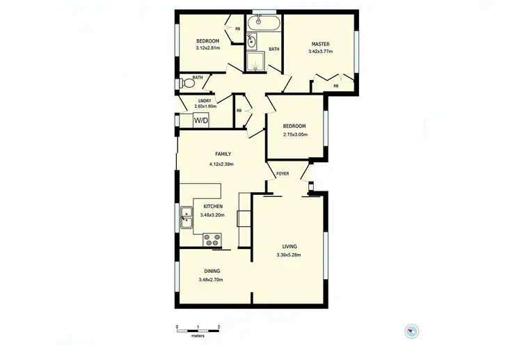 Floorplan of Homely house listing, 47 Herron Crescent, Latham ACT 2615