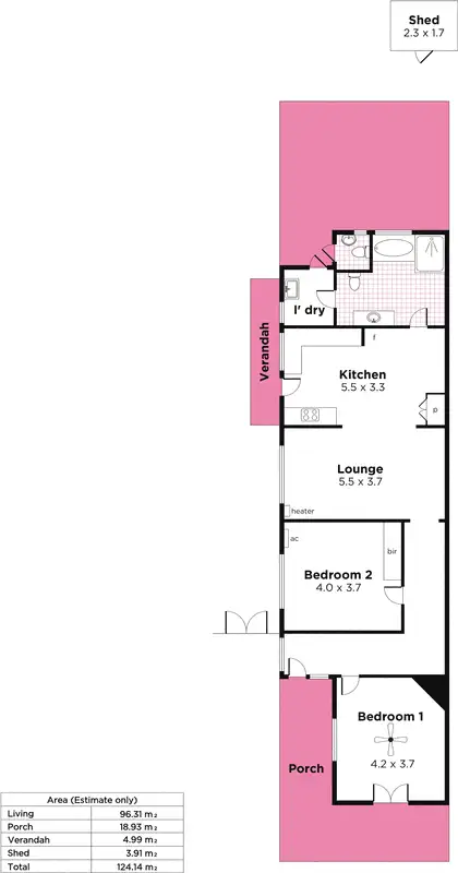 Floorplan of Homely house listing, 11 Wilkinson Road, Parkside SA 5063